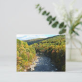 Ohiopyle River in Herfst I Pennsylvania Autumn Briefkaart (Staand voorkant)