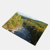 Ohiopyle River in Herfst I Pennsylvania Autumn Deurmat (Schuin)