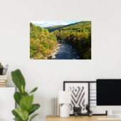 Ohiopyle River in Herfst I Pennsylvania Autumn Poster (Thuiskantoor)