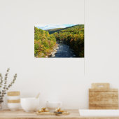 Ohiopyle rivier in de herfst I Pennsylvania herfst Poster (Keuken)