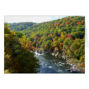 Ohiopyle rivier in Herfst II Autumn Pennsylvania
