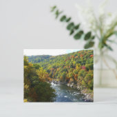 Ohiopyle rivier in Herfst II Autumn Pennsylvania Briefkaart (Staand voorkant)