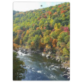 Ohiopyle rivier in Herfst II Autumn Pennsylvania Klembord (Achterkant)