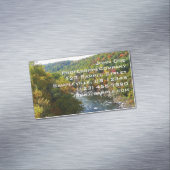 Ohiopyle rivier in Herfst II Autumn Pennsylvania Magnetisch Visitekaartje (Voorbeeld)