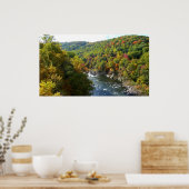 Ohiopyle rivier in Herfst II Autumn Pennsylvania Poster (Keuken)