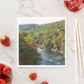 Ohiopyle rivier in Herfst II Autumn Pennsylvania Servet (Insitu)