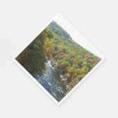 Ohiopyle rivier in Herfst II Autumn Pennsylvania Servet (Hoek)