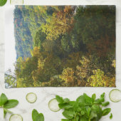 Ohiopyle rivier in Herfst II Autumn Pennsylvania Theedoek (Gevouwen)