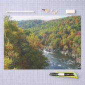 Ohiopyle rivier in Herfst II Autumn Pennsylvania Tissuepapier (Craft)