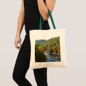 Ohiopyle rivier in Herfst II Autumn Pennsylvania Tote Bag (Voorkant (product))