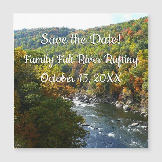 Ohiopyle rivier in herfst II Pennsylvania herfst (Voorkant)