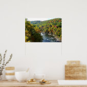 Ohiopyle rivier in herfst II Pennsylvania herfst Poster (Keuken)