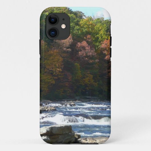 Ohiopyle-rivierstromingen in de herfst Pennsylvani Case-Mate iPhone Case (Achterkant)