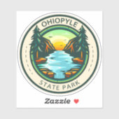 Ohiopyle State Park Pennsylvania Badge Sticker (Vel)