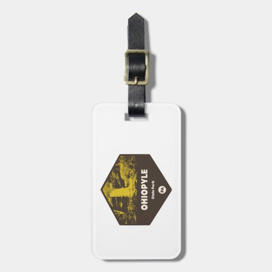 Ohiopyle State Park Pennsylvania Bagagelabel (Voorkant verticaal)