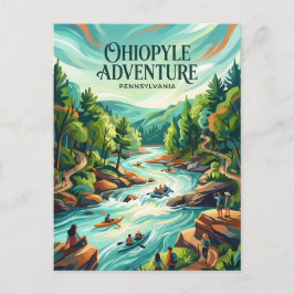 Ohiopyle State Park Pennsylvania Briefkaart