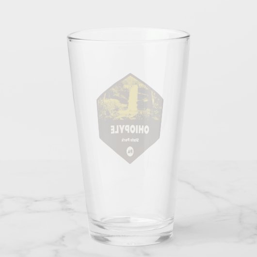 Ohiopyle State Park Pennsylvania Glas (Achterkant)