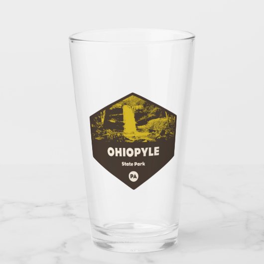 Ohiopyle State Park Pennsylvania Glas (Voorkant)