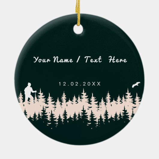 Ohiopyle State Park Pennsylvania Hike Souvenirs Keramisch Ornament (Achterkant)