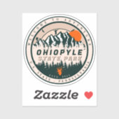 Ohiopyle State Park Pennsylvania Hike Souvenirs Sticker (Vel)