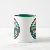 Ohiopyle State Park Pennsylvania Retro Sunset Mok (Midden)