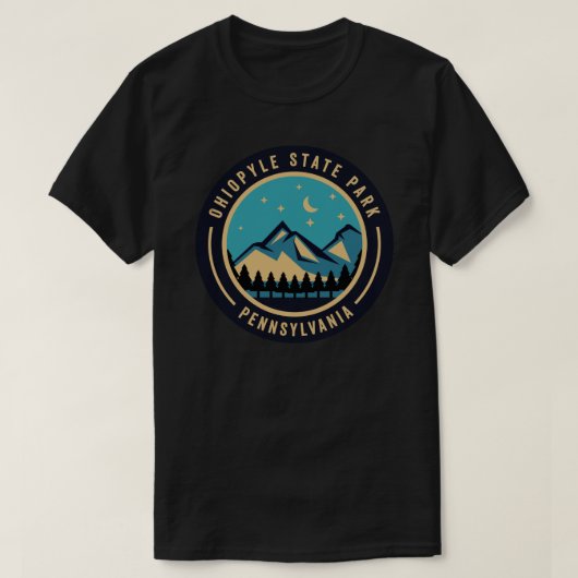 Ohiopyle State Park Pennsylvania Sticker T-shirt (Design voorkant)