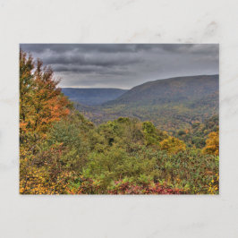 Ohiopyle Valley Overlook in Autumn, Pennsylvania Briefkaart