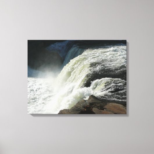 Ohiopyle-waterval in Pennsylvania Canvas Afdruk (Voorkant)