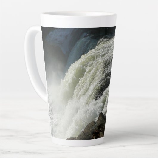 Ohiopyle-waterval in Pennsylvania Latte Mok (Linkerhoek)