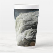Ohiopyle-waterval in Pennsylvania Latte Mok (Voorkant)