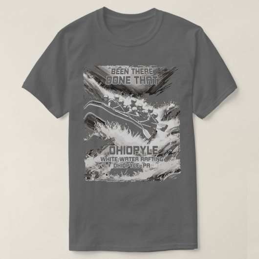Ohiopyle White Water Rafting River Rapids Pennsylv T-shirt (Design voorkant)