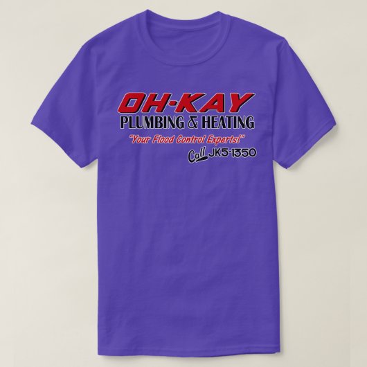 OHKAY-leidingverwarming T-shirt (Design voorkant)