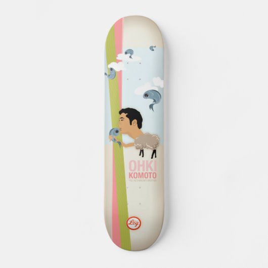 Ohki Komoto Pro reeks Skateboard (Voorkant)