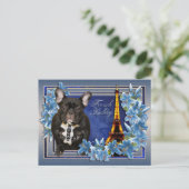 OhLaLa French Bulldog Briefkaart (Staand voorkant)