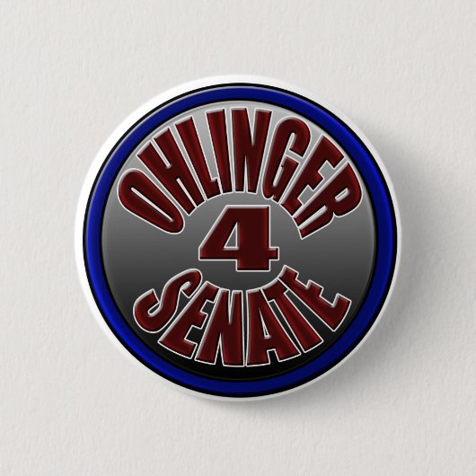 Ohlinger voor senaatpin... ronde button 5,7 cm (Voorkant)