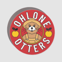 Ohlone Magnet - Red Otter