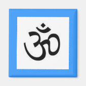 OHM blauwe magneet (Voorkant)