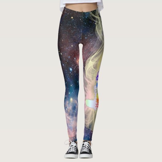 Ohm Chakra Yoga Pant Leggings (Voorkant)