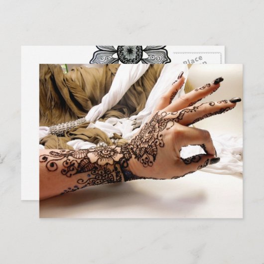 Ohm Henna Briefkaart (Voorkant / Achterkant)