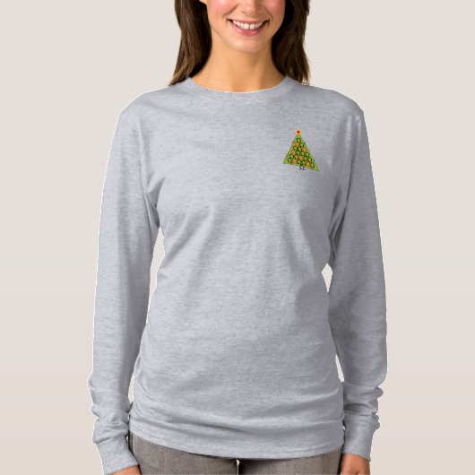 Ohm kerstboom t-shirt (Voorkant)