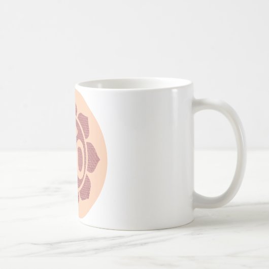 ohm lotus symbool koffiemok (Rechts)