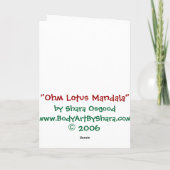 Ohm LotusX Kaart (Achterkant)