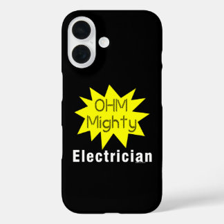 Ohm machtige elektricien iPhone 16 hoesje