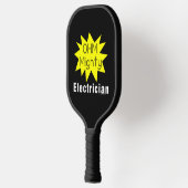 Ohm machtige elektricien pickleball paddle (Links)