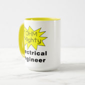 Ohm machtige elektroingenieur mok (Voorkant links)