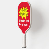 Ohm machtige elektroingenieur pickleball paddle (Links)