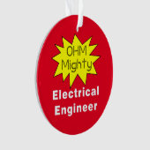 Ohm Machtige Elektrotechnicus Ornament (voorkant)