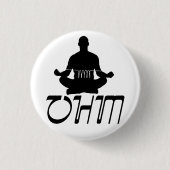 OHM RONDE BUTTON 3,2 CM (Voorkant)