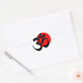 Ohm Ronde Sticker (Envelop)