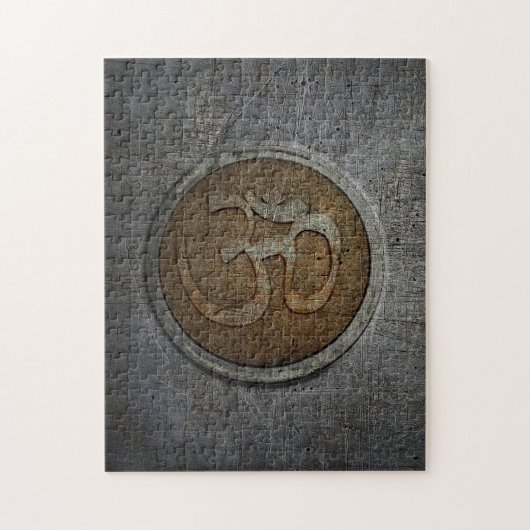 Ohm Sign Puzzle. Spiritualiteit komt overeen met h Legpuzzel (Verticaal)